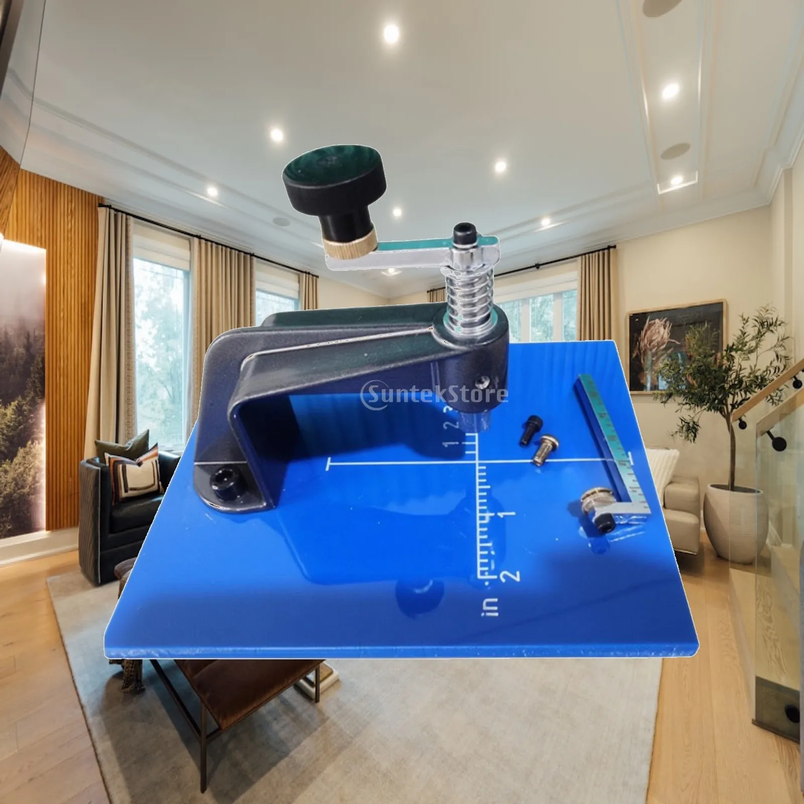 Glass Circle Cutter 360-Degree Circular Glass Cutter Accurate Heavy Duty for Glaziers, Workshops