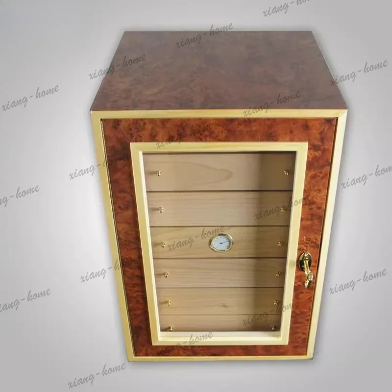 YJ Exquisite Modern Cigar Cabinet Durable Sleek Light Luxury Cigar Cabinet Artist Living Room Furniture Zigarrenschrank XY40XJG