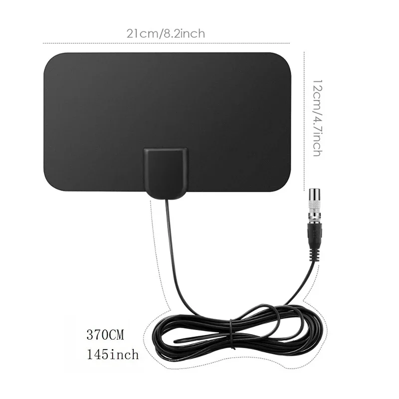 Nuevo TV gratis Fox HD Digital DTV Antena de TV interior TVFox HDTV Antena DVB-T DVB-T2 VHF UHF ISDB ATSC DVB Receptor de señal TV aérea