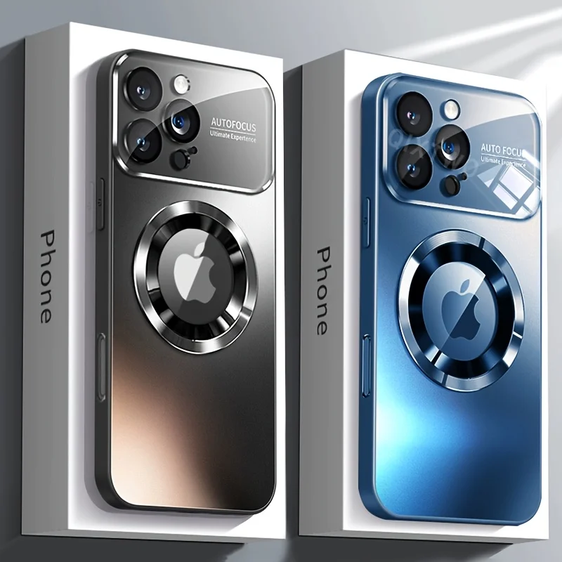 New Luxury Glass Camera for Magesafe Magnetic Wireless Charg