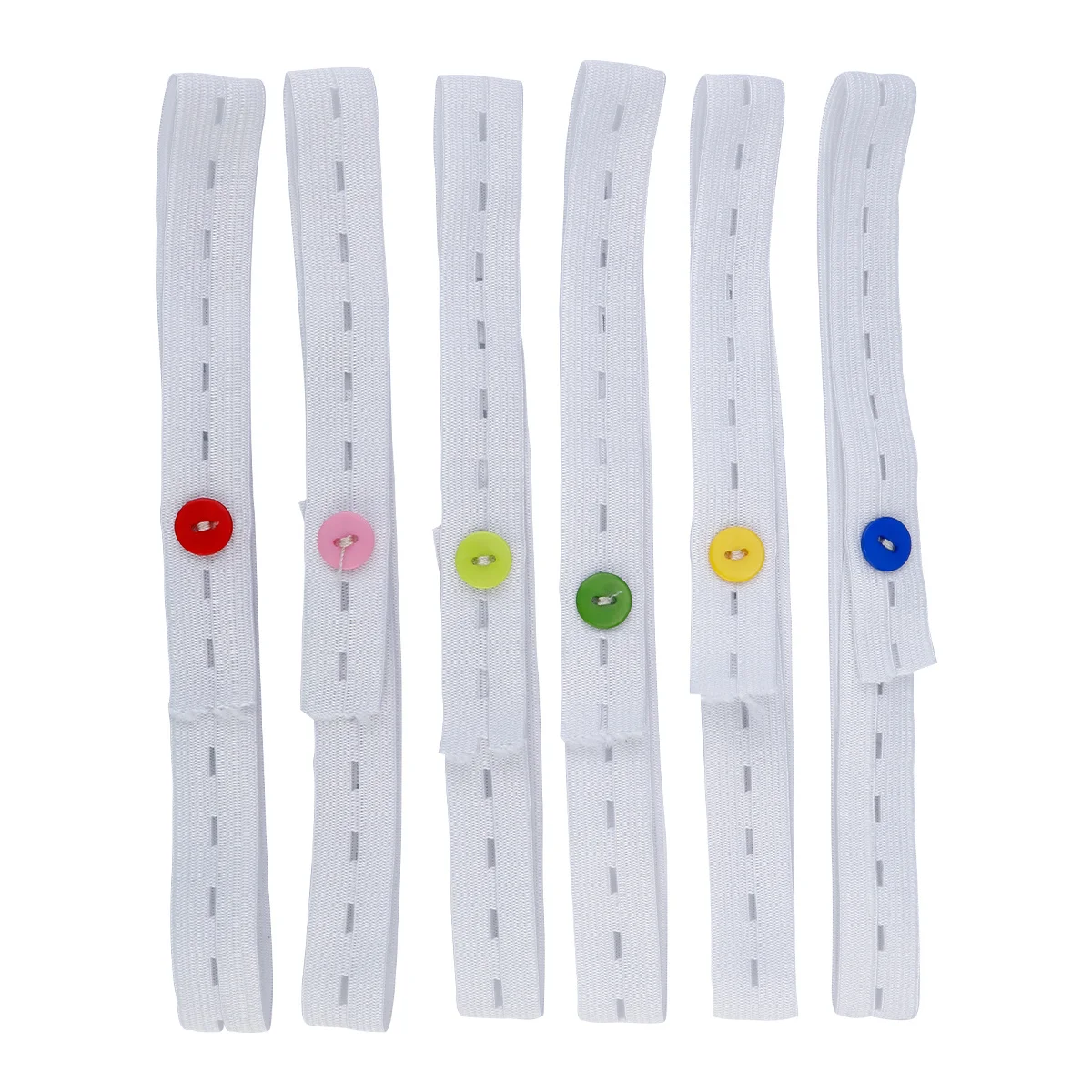 

30Pcs Diaper Buckle Infant Toddler Adjustable Cartoon Elastic Soft Comfortable Diaper Fastening Belt Adjustable Belt Buckle