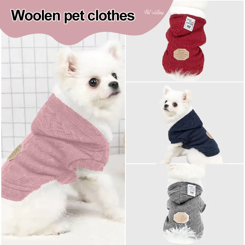 

Dog Sweater for Small Dogs Puppy Clothes Winter Warm Turtleneck Schnauzer Chihuahua Pug Costume Pet Clothing Ropa De Perro