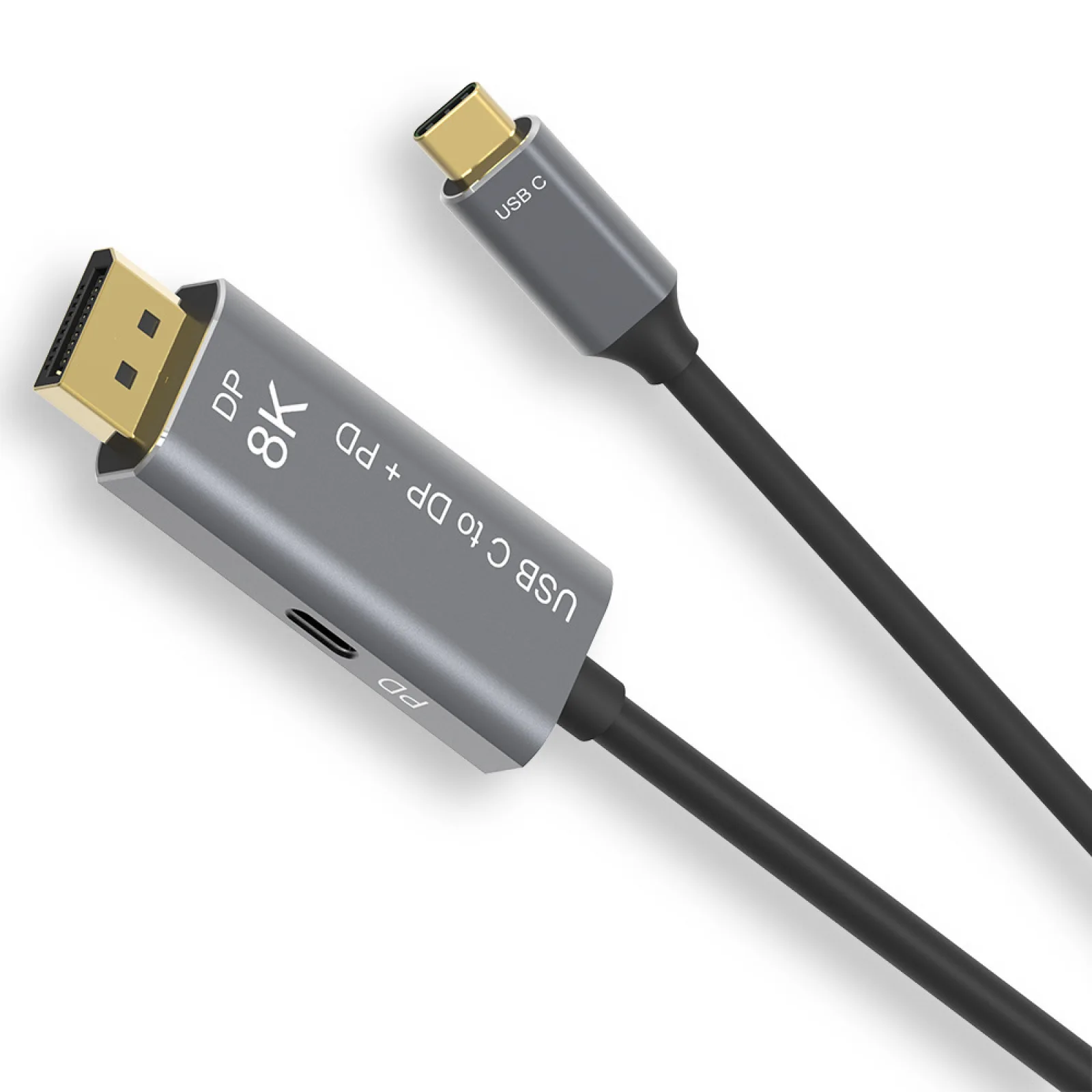 Type-C to DisplayPort 1.4 8K Cable With PD Charging 8K@60Hz 4K@144Hz USB-C to DP Bidirectional Conversion For Macbook Pro 2020