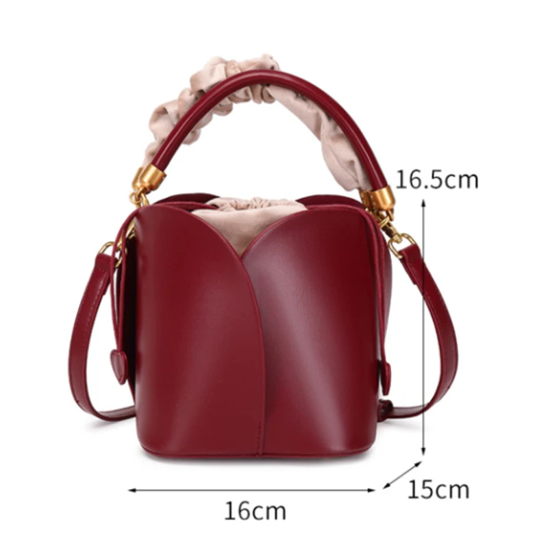 Retro Women Bag Versatile Shoulder Bag New Popular Bucket Bag Crossbody Bag Women Handbag