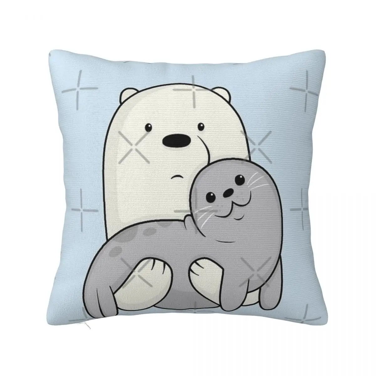 Ice Bear And Seal Home Decor Cushions Cover Decoration For Bedroom Pillow Case Pillow Cover