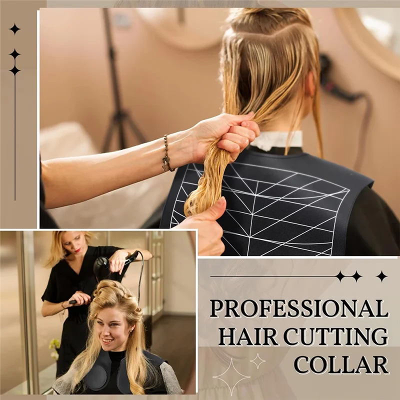 -HOPE Salon Hairdressing Cape Waterproof Barber Hair Coloring Apron Hair Dye Shawl Professional Barbershop Styling Cape Tools