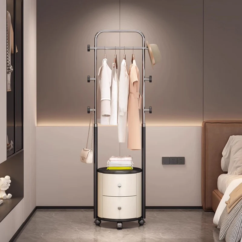 عرض تخزين رفوف المعاطف الملابس الدائمة توفير المساحة المنظم فتح رفوف معطف فاخرة معلقة Perchero الأثاث العصري