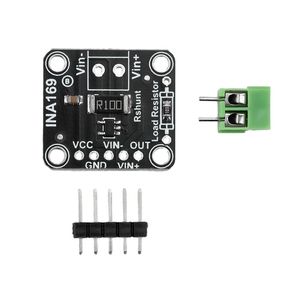 Current Sensor Board High Precision Analog to Current Sensing Breakout Converter INA169 Module Current Monitor Power Supply