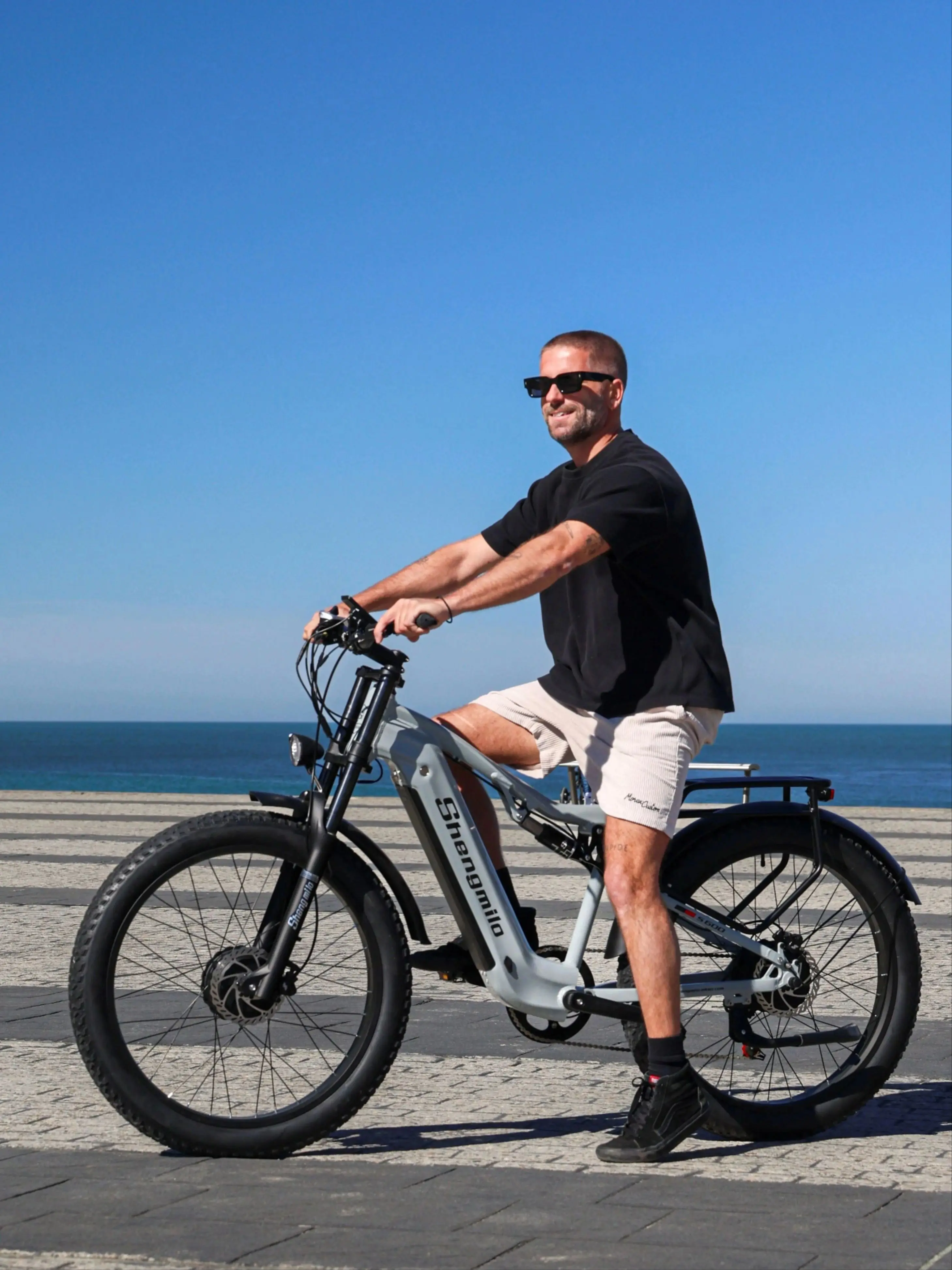 Shengmilo S600 2000W Elektrofahrrad für Erwachsene, 48V 17,5Ah Lithium-Batterie, 50 km/h Höchstgeschwindigkeit, 90 km Reichweite, Leistungsstarkes Offroad-Elektrofahrrad