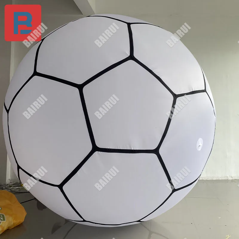 Inflatable cartoon football basketball balloon games ip-themed events can be customized logo bazaar lighting ads