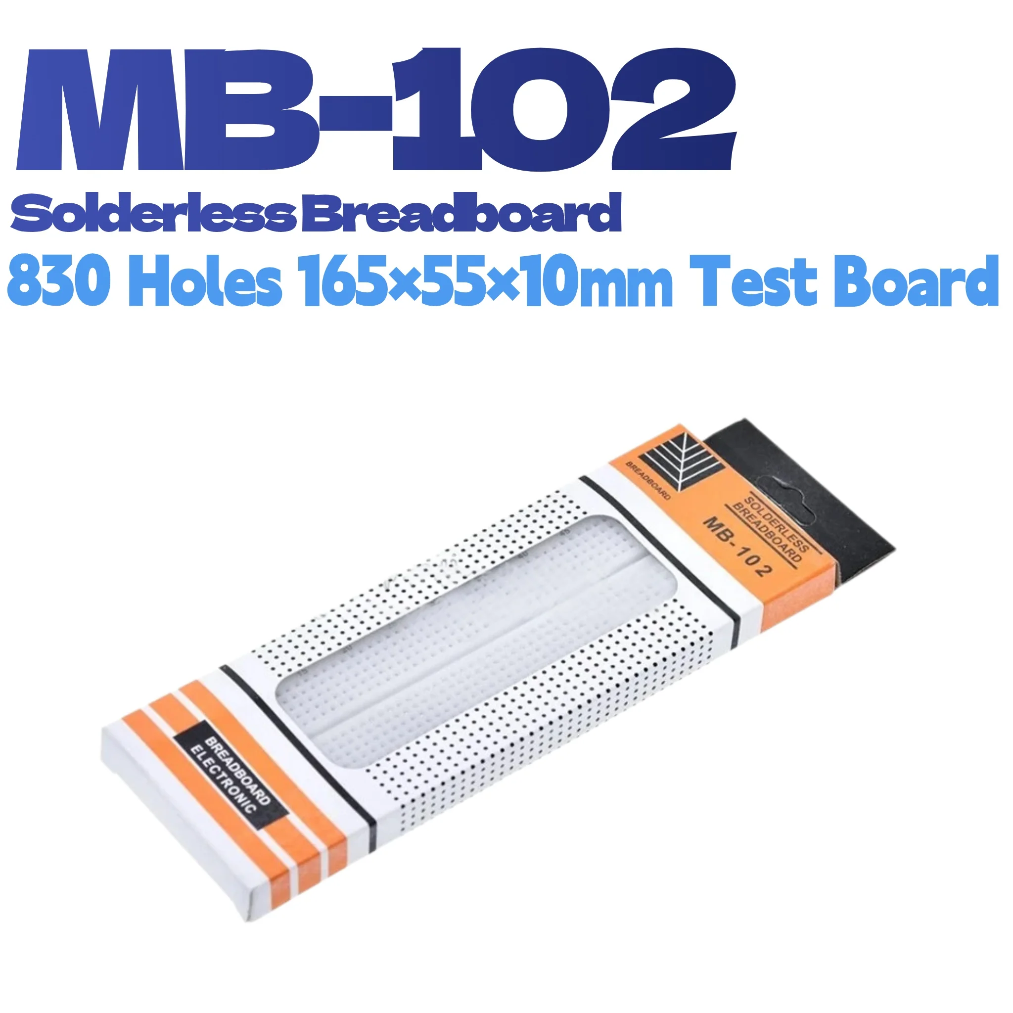 MB-102 Breadboard 830 Points Solderless Prototype Bread Board 165×55×10mm For Arduino DIY Electronic Circuit Test