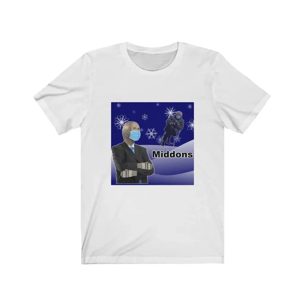 Забавная футболка Bernie Sander's Mittens Stonk Man Meme Sanders With 2021 Inauguration Unisex