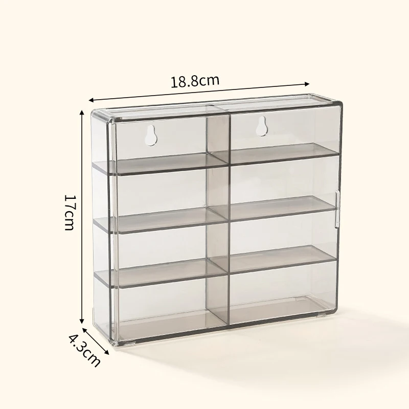 1:64 pour modèle d'affichage, armoire à jouets, support pour voitures, stockage moulé sous pression, boîte d'exposition en acrylique anti-poussière