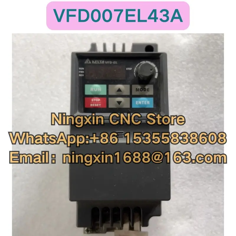 

Подержанный инвертор VFD007EL43A Функциональный тест ОК Быстрая доставка