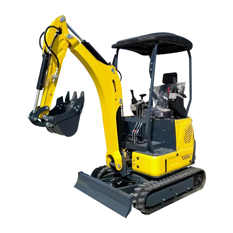 New customized mini excavator track excavator earthmoving machinery with cab for sale