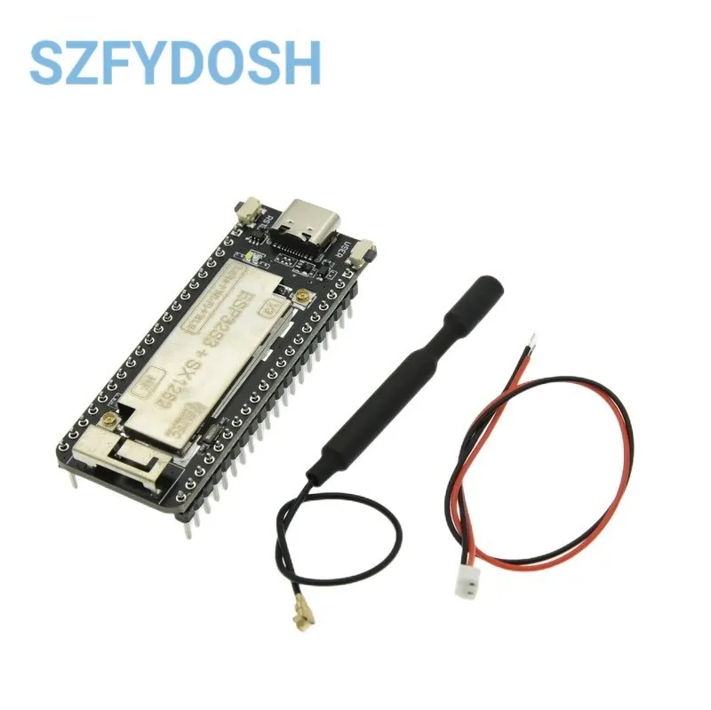 ESP32 SX1262 LoRa WIFI BLE Module Development Board LoRAWAN 433-470MHz 868-915MHz Wireless Stick Lite with Antenna For Arduino