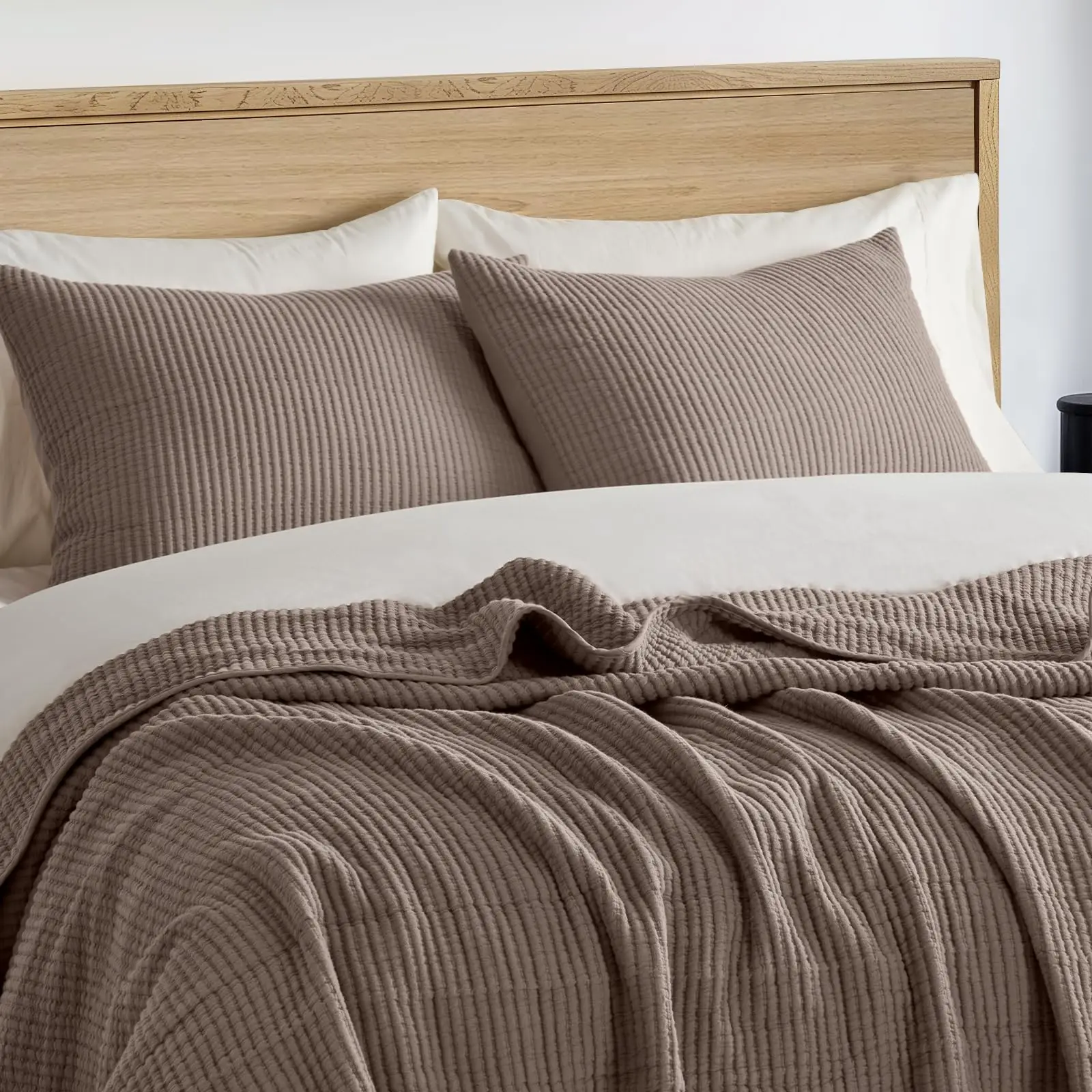 

Knitted Blanket Set Soft Furry Bed Throw with Printed Cover for Home Use on Christmas Sofa or Couch