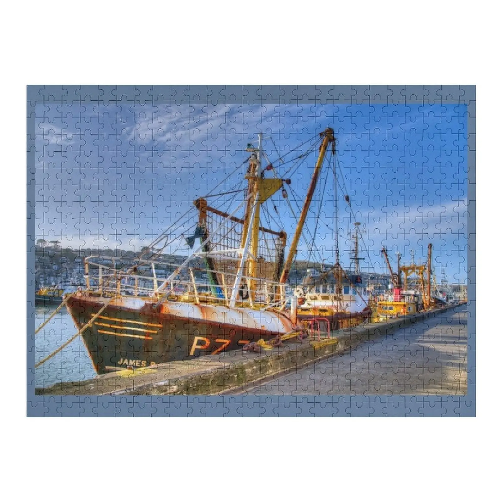 

Newlyn Trawler Jigsaw Puzzle Jigsaw Custom Animal Baby Toy Puzzle