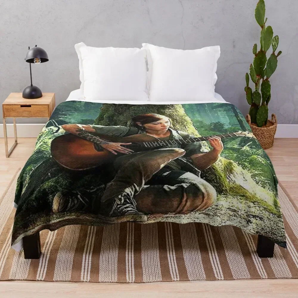 

Ellie Guitar Throw Blanket Men's Soft Warm Throw Blanket for Couch
