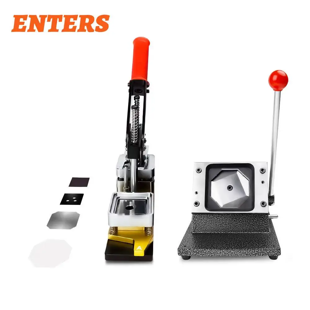 

School Badge Making Machine With Cutter And 100 Sets Consumables