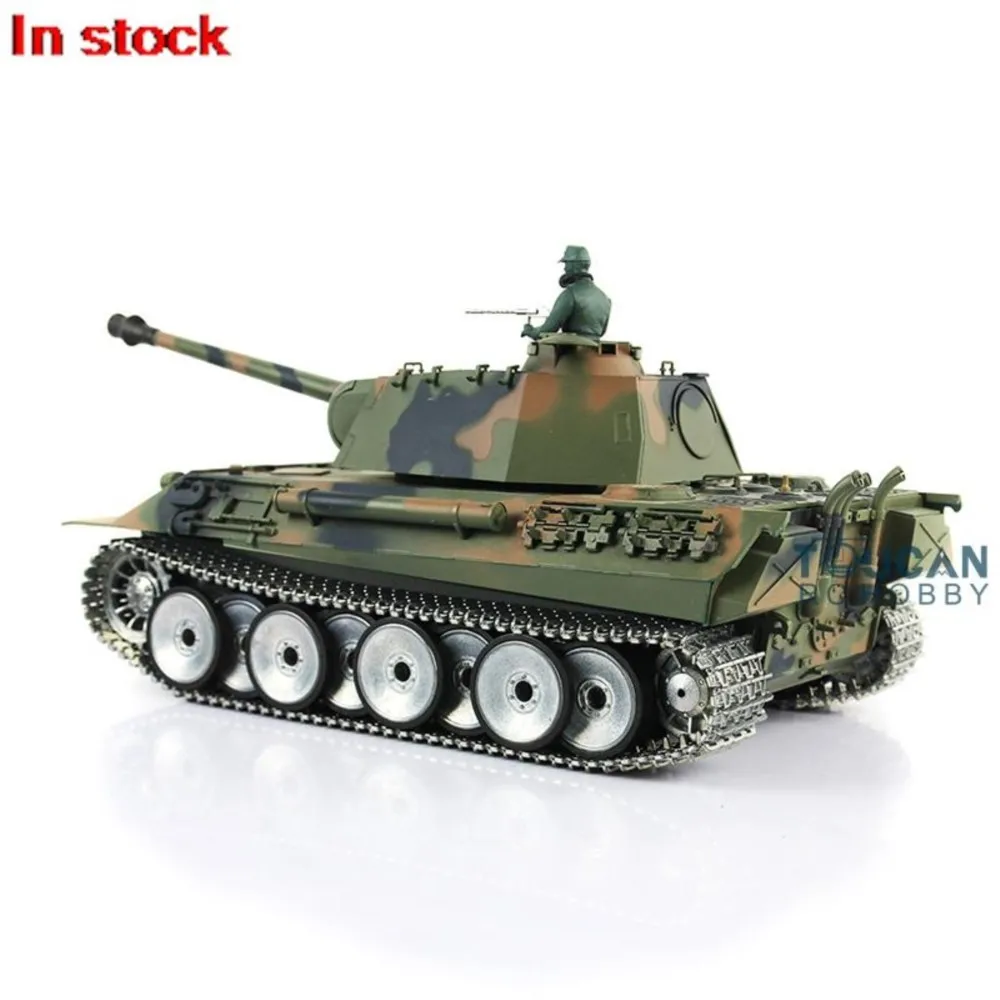 남아용 장난감 헹롱 1/16 7.0 커스텀 버전 팬서 V RTR RC 탱크 3819 메탈 트랙 휠 레디 투 런 모델 TH17291-SMT2