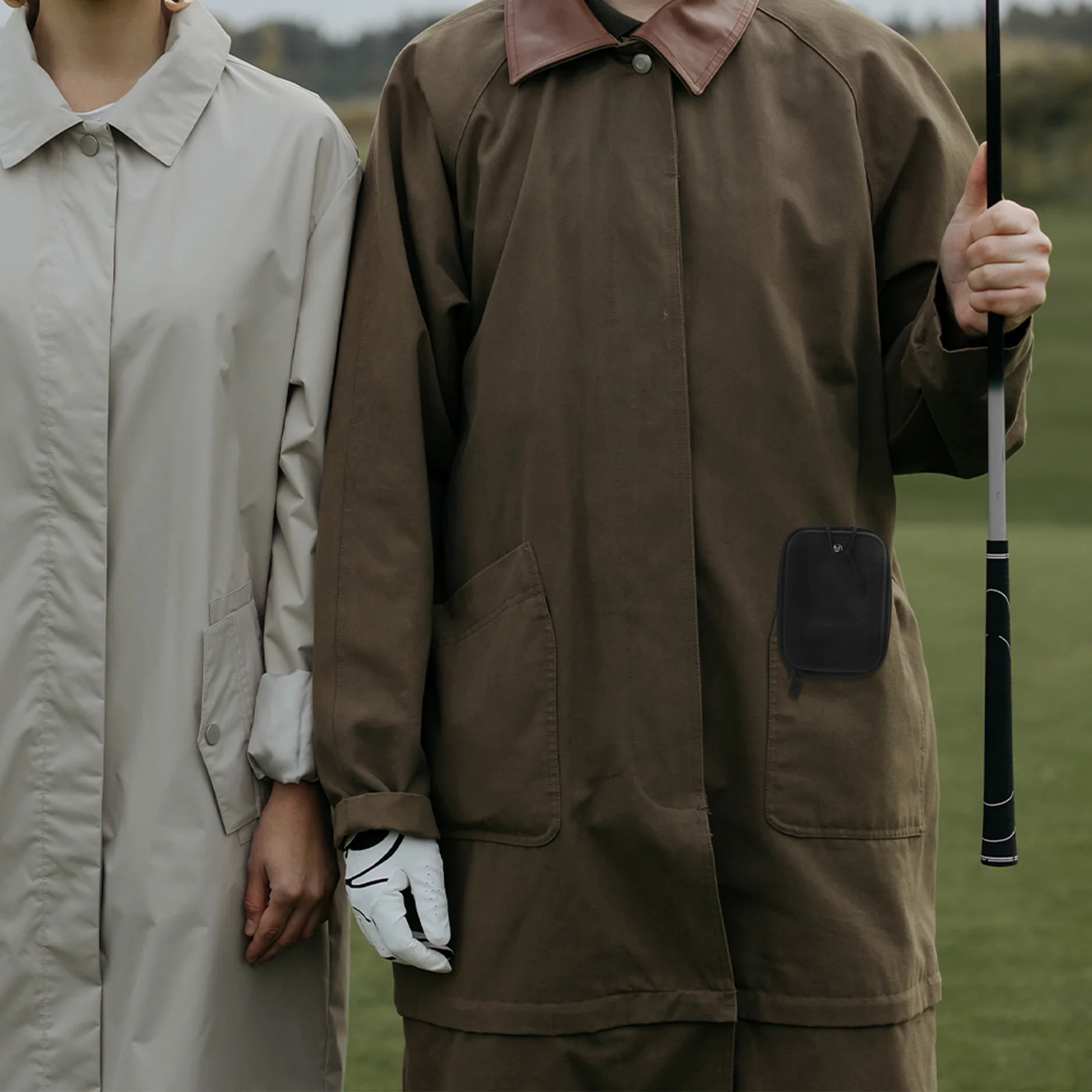 حافظة فاخرة من إيفا جولفينج رينج فايندر مقاومة للماء ومضادة للصدمات مع حزام خطاف للرياضات الخارجية و