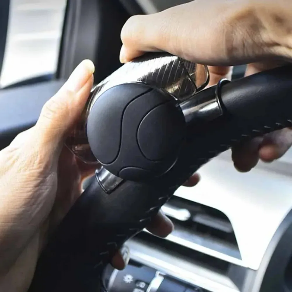 One-Hand Steering Wheel Spinner Knob Turning Assist Grip Driving Control Helper Car Accessory