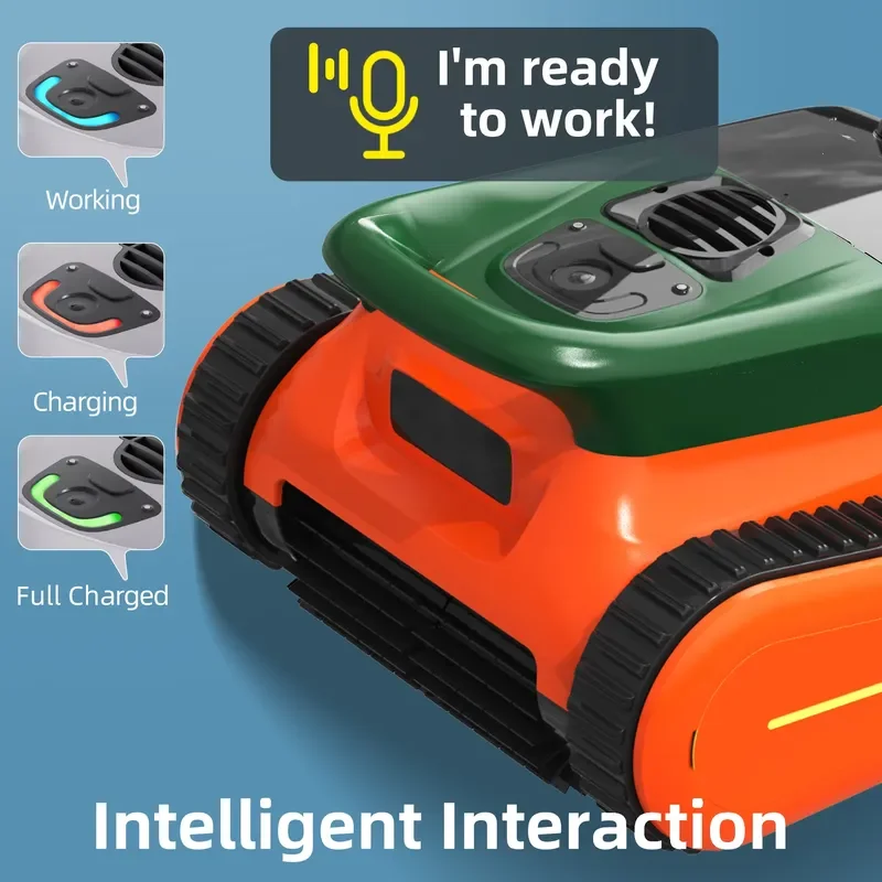 For High Quality Swimming Pool Automatic Cleaner Robot Wall-Climbing Suction Vacuum for Efficient Pool Cleaning Tools
