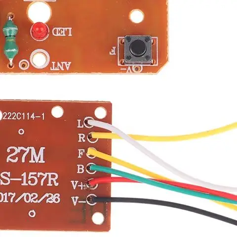 

4CH RC Remote Control Circuit PCB Transmitter Receiver Board RC Car Accessories with Antenna Radio System