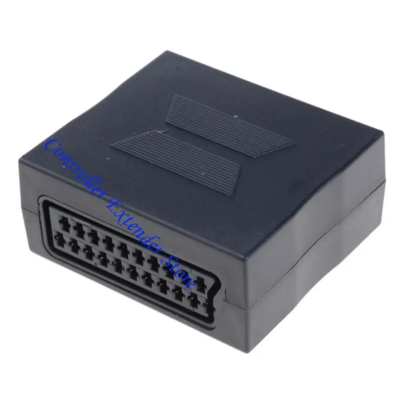 

N84B 21p SCART Female Sockets Connector Joiner for Reliabled Transmission SCART