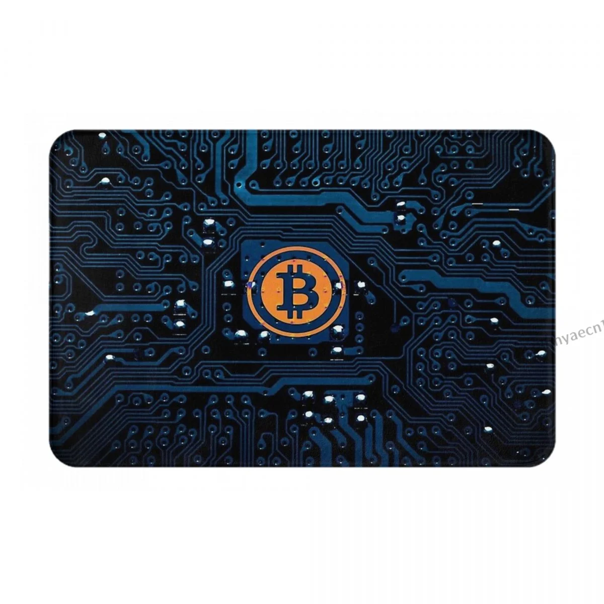 Bitcoin Bathroom Non-Slip Carpet BITCOIN PREMIUM STORE Flannel Mat Welcome Doormat Home Decoration Rug