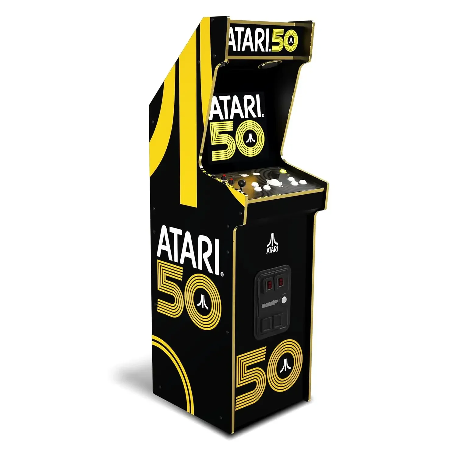 

Atari 50th Anniversary Deluxe Arcade Machine for Home, Over 5-Foot-Tall Cabinet with Over 50 Classic Games