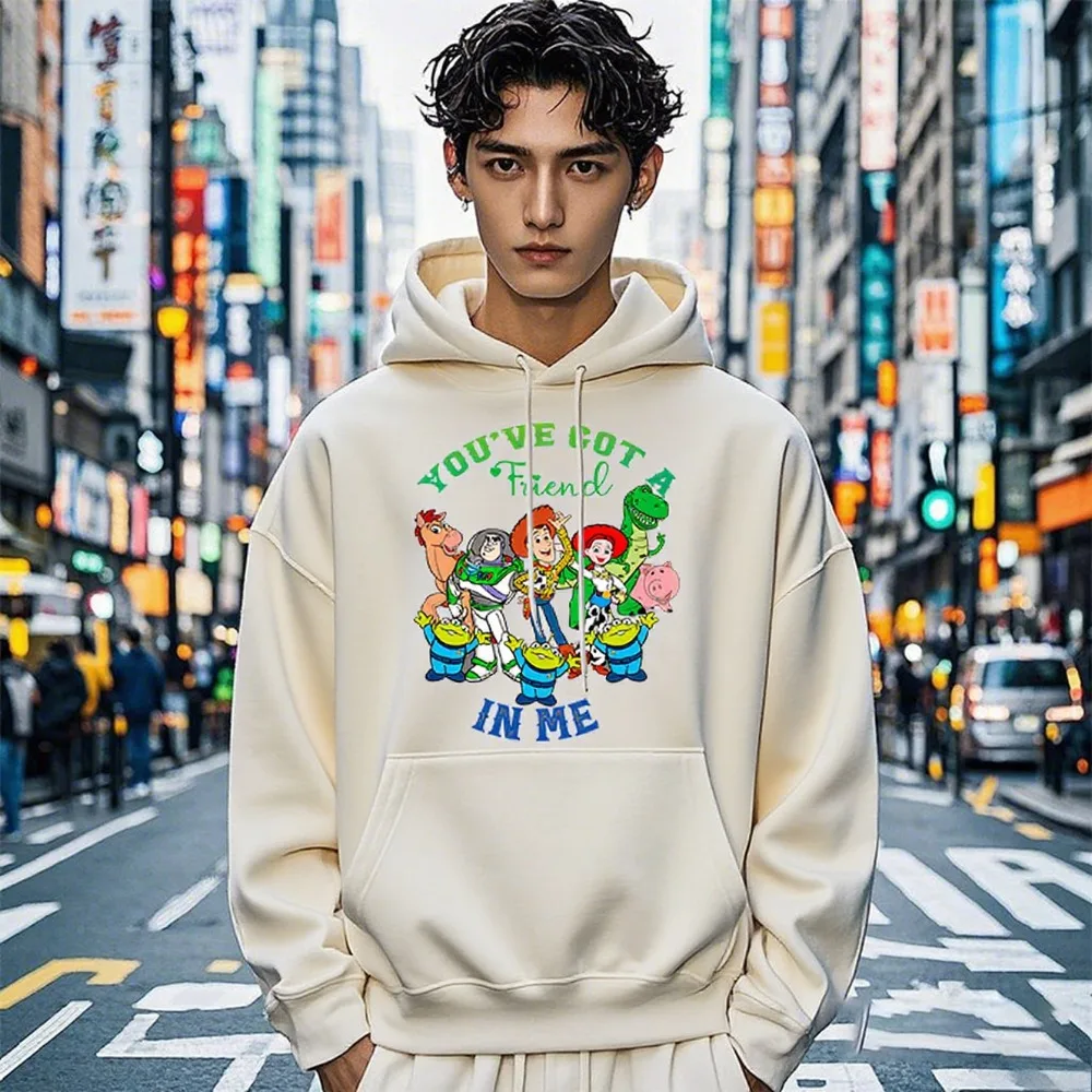 

Мужская многоцветная толстовка с капюшоном Disney You Have Friends in My Disney Toy Story на выбор, спортивная одежда, повседневный свободный топ