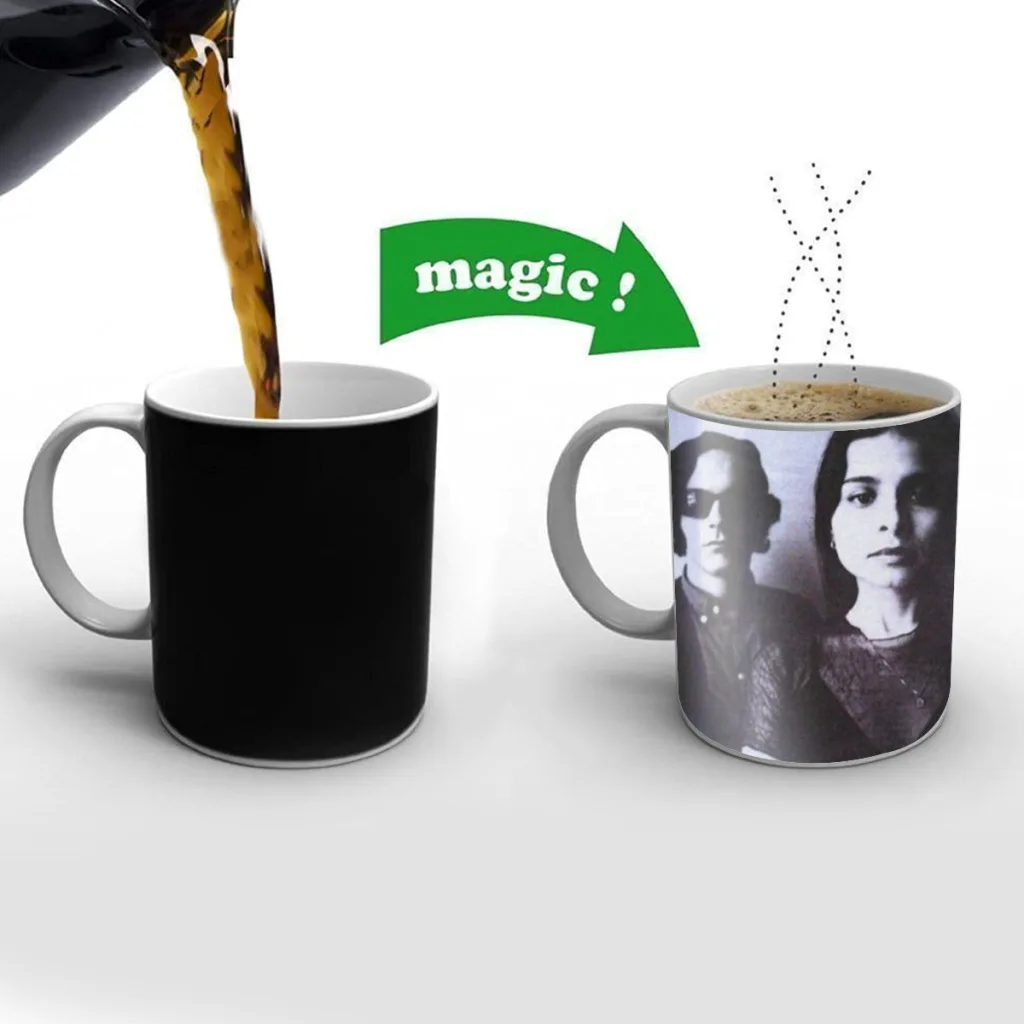 

Pop Music Album Mazzy-Star Coffee Mugs Creativ Color Changing Milk Tea Cup Ceramic Magic Heat Sensitive Mug Gifts