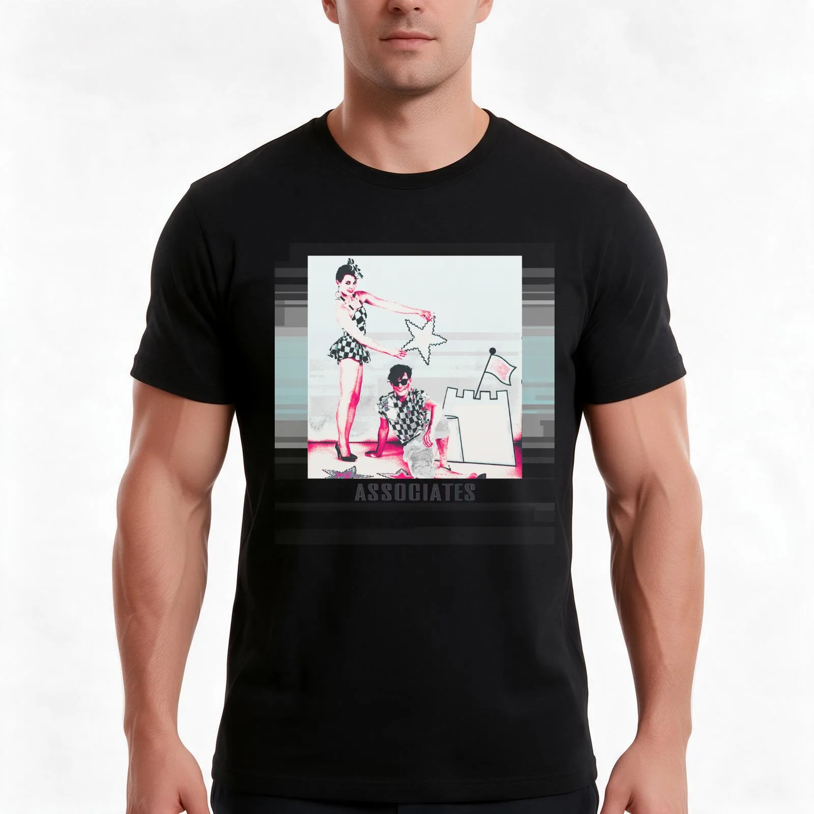 18 Carat Associates - Martha Ladly and Billy Mackenzie (Associates) T-Shirt Summer Casual Cotton Tee Oversized Streetwear Tops