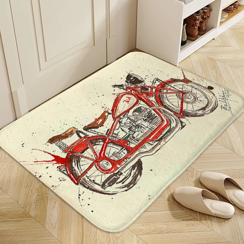 Bathroom Carpet for Bedroom Jawa Non-slip Mat Veranda Floor Mat Useful Things for Home Decorations Kitchen Carpet Room Rug