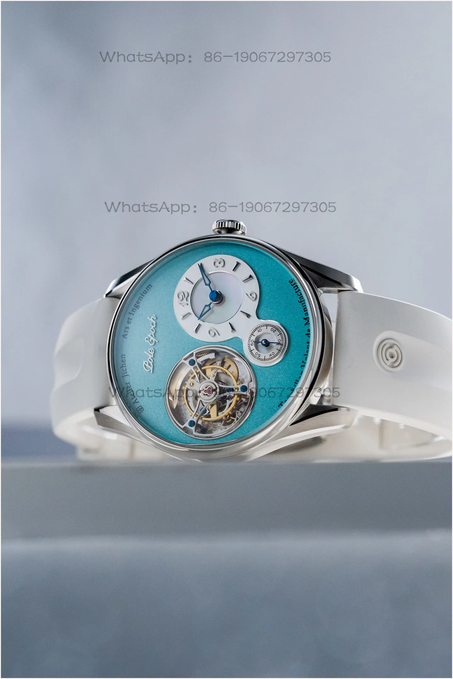 008 Limited to 99 Cal 8325x Tourbillon Mechanical Men's Casual Watch Customized Flight Suspension