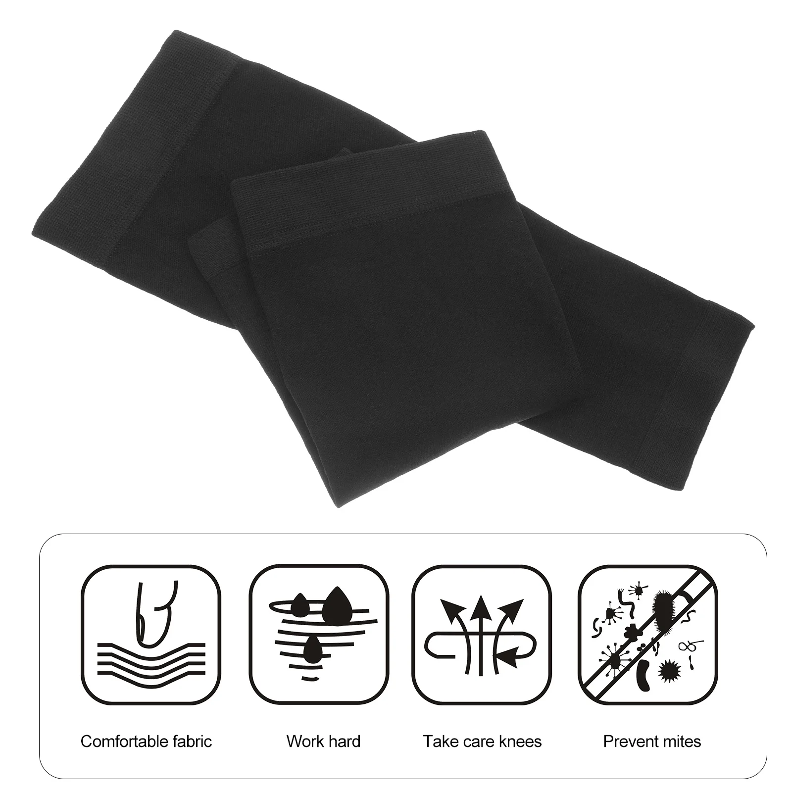 

1Pair Compression Socks Calf Sleeves Black Elastic Support Leg Protection Fatigue Relief Running Outdoor Sports Breathable