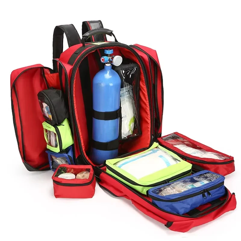 Portle First Aid , Rcue Emergency , Trauma Empty, Medical Bag With Reflective Strips Survival