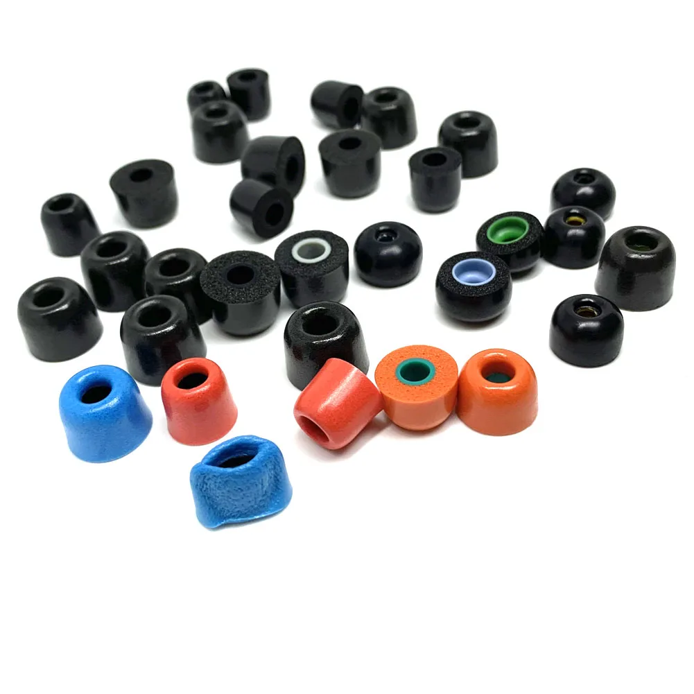 8 Pieces/4 Pairs T400 Soft Memory Foam Ear Tips For S/M/L Sizes Headphones Noise Isolation Isolating In-Ear Earphone Accessories