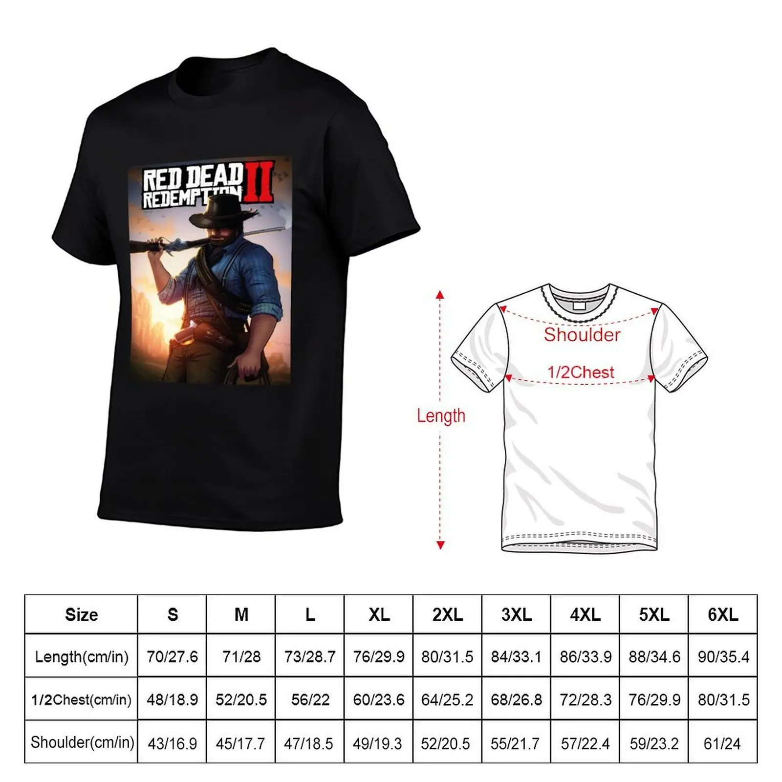 Arthur Morgan Arthur T-Shirt cotton t shirts man 100% t shirt personalised T-Shirt