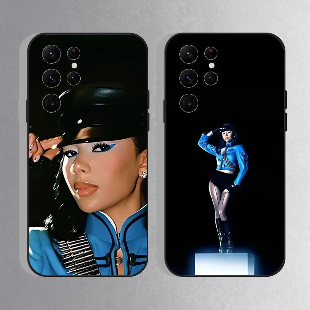 

Mariah The Scientist Burning Blue Phone Case For Samsung S25,S24 Ultra,S20,S30 plus,S22 Plus,S23,Ultra 5G Silicone Black Shell