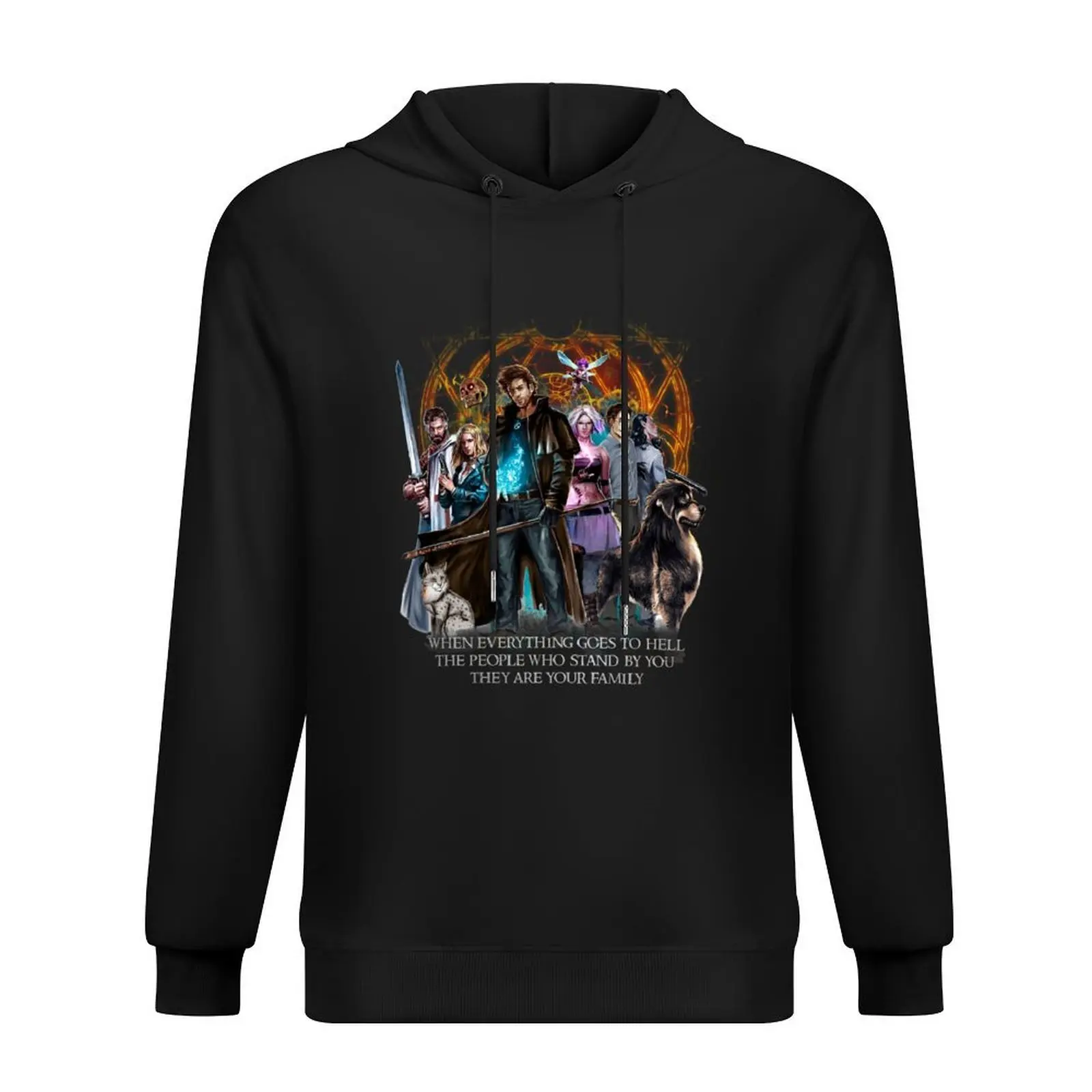 

Harry Saving The World With Friends Dresden Files Hoodie korean autumn clothes men's coat men's clothing hoodies for men