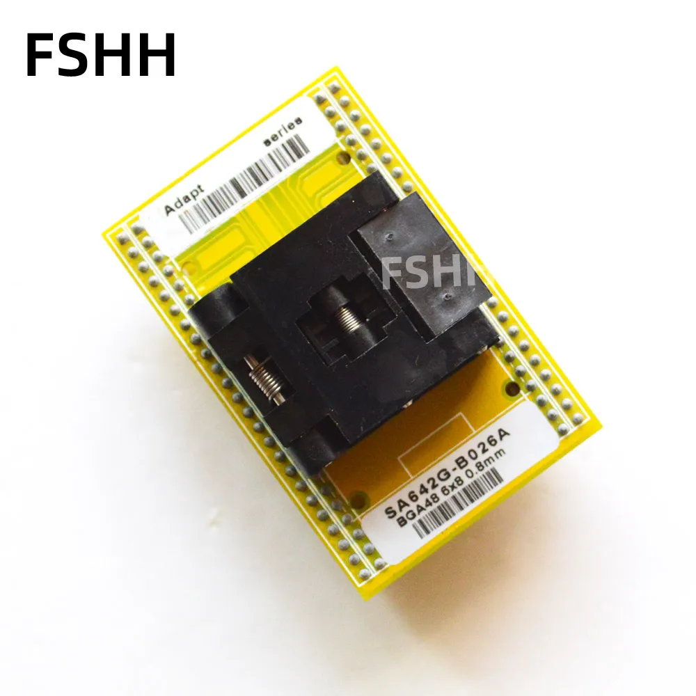 USB-адаптер для программатора BGA48 в DIP48, тестовый разъем 6 мм x 8 мм, шаг = 0,8 мм