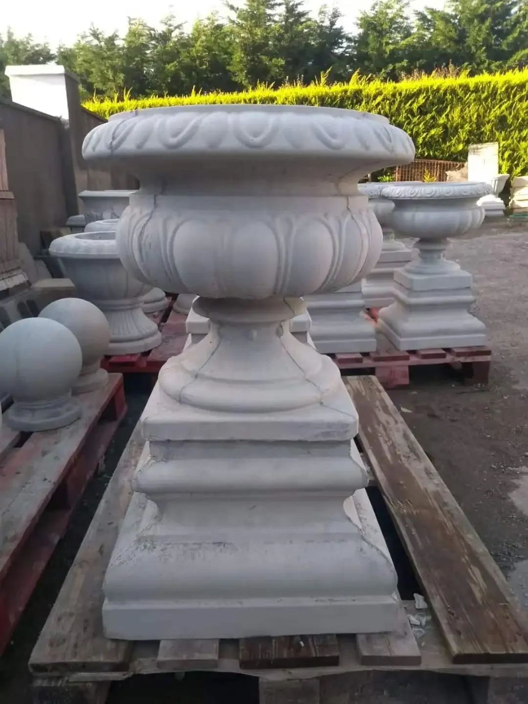 Moldes de columna de Pedestal para hormigón, base de forma cuadrada, plástico, decoración de jardín de casa