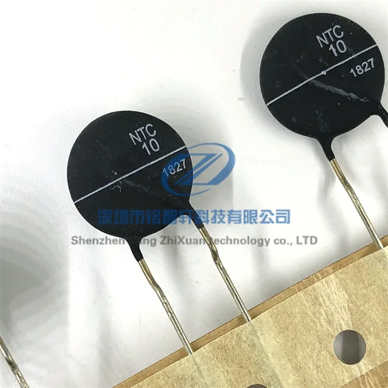 2PCS New and Original B57237S100M B57237S0100M000 silk-screen marking NTC10 calibre 15MM 10R 10ohms 3.7A Plug-in NTC Thermistors