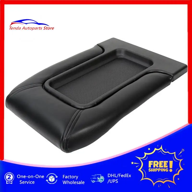 

19127364 Center Console Cover Fit For 99-07 Chevy Silverado Lid Armrest Latch Black