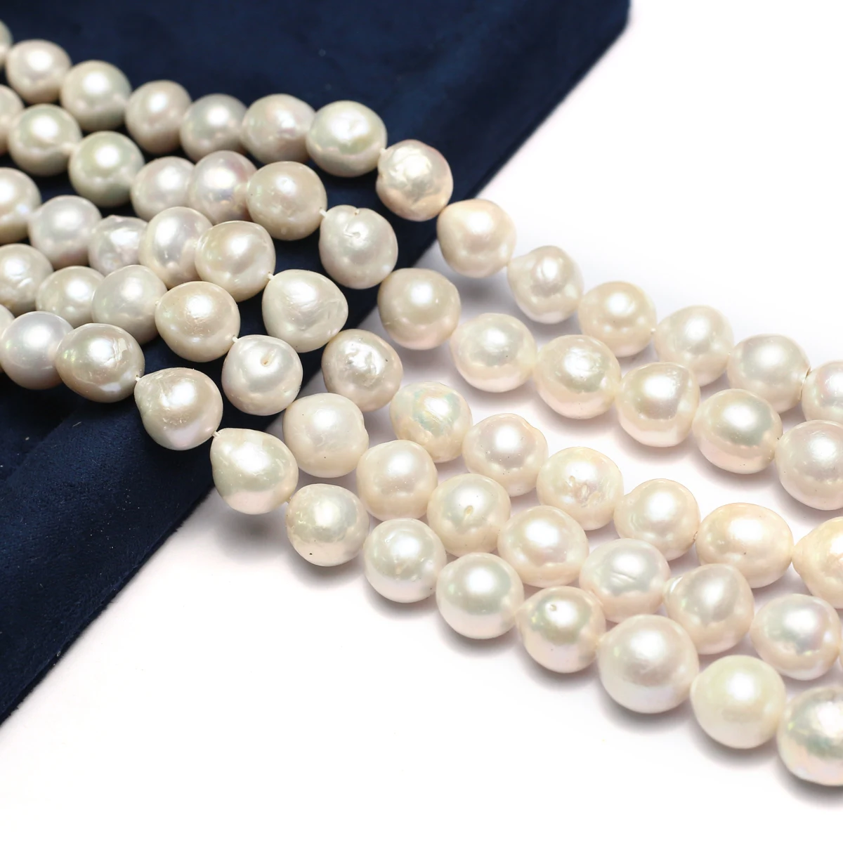 Natural Freshwater Baroque Pearl Beads Big Round Shape Loose Pearl Bead for Jewelry Making Diy Necklace Earring Accessories