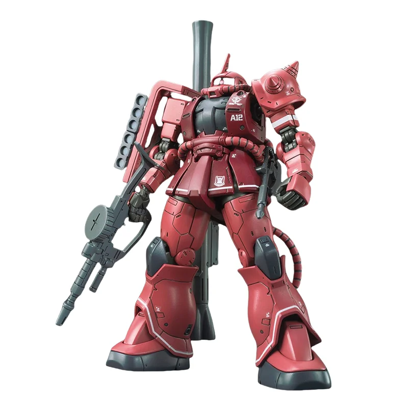 Bandai Original Anime GUNDAM Modèle HG GTO MS-06S ZAKU Ⅱ Red Comet Ver. Jouets figurines pour enfants