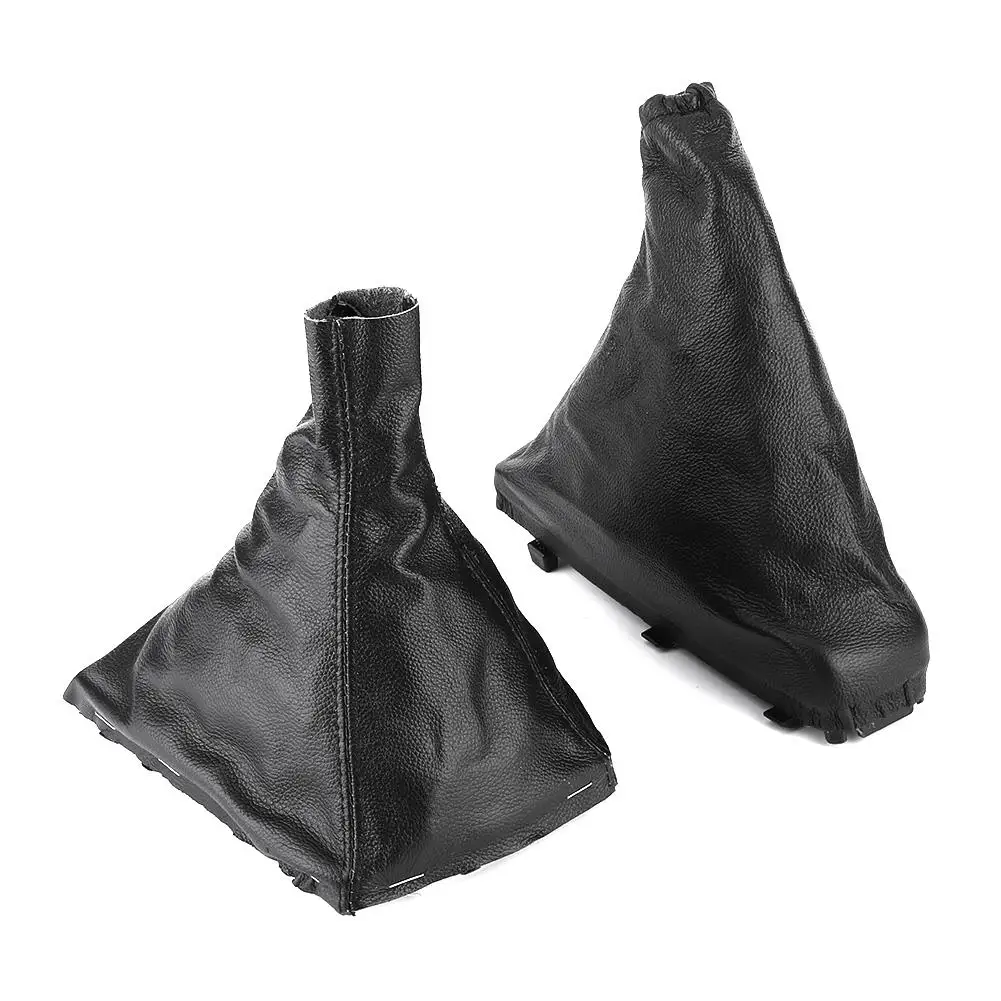 

Black Artificial Leather Gearshift & Handbrake Boot Cover Gaiter for OPEL ASTRA